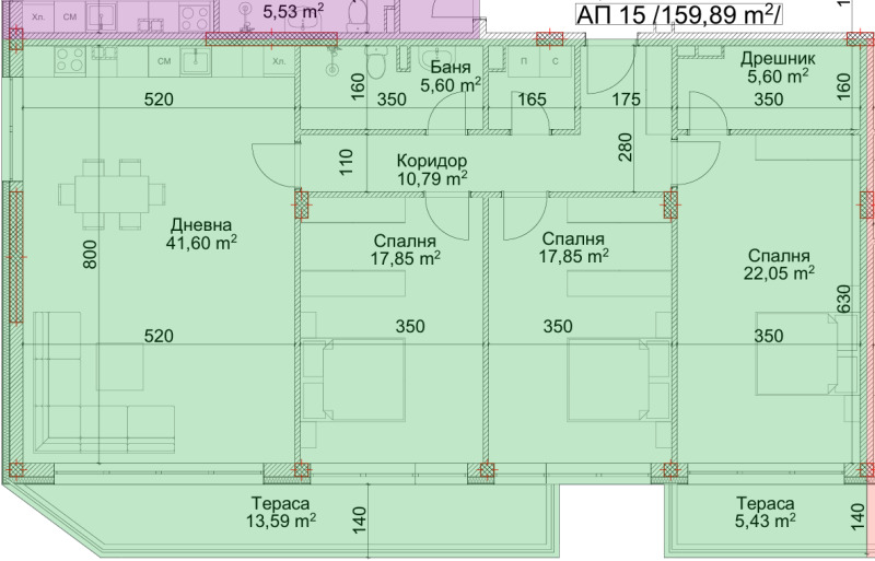 Продава МНОГОСТАЕН, гр. Благоевград, Струмско, снимка 4 - Aпартаменти - 48972191