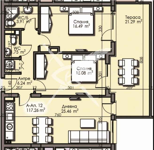 Продава 3-СТАЕН, гр. Бургас, Изгрев, снимка 1 - Aпартаменти - 48210371