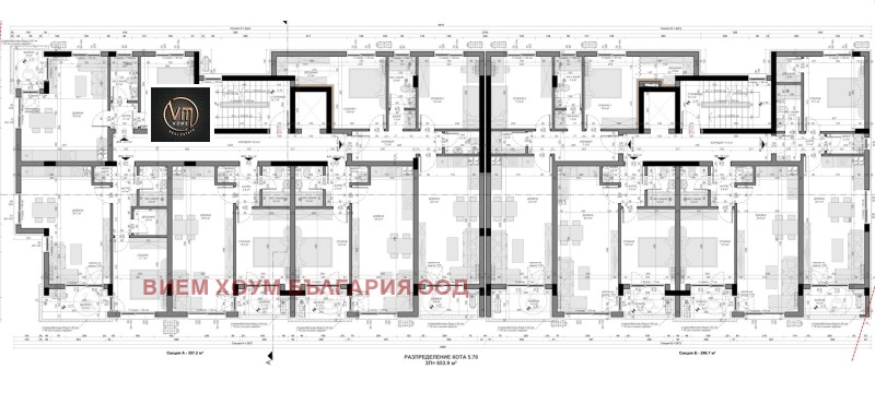 Продаја  2 спаваће собе Варна , Владислав Варненчик 1 , 90 м2 | 49748225 - слика [3]