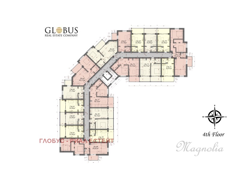 Til salgs  1 soverom region Burgas , k.k. Slansjev brjag , 58 kvm | 46483552 - bilde [8]