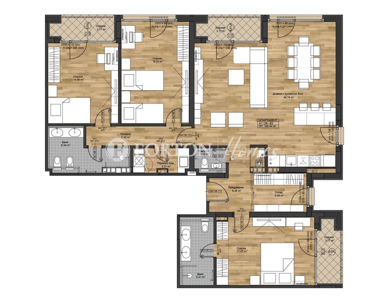 Продава 4-СТАЕН, гр. София, Бояна, снимка 4 - Апартаменти - 53029939