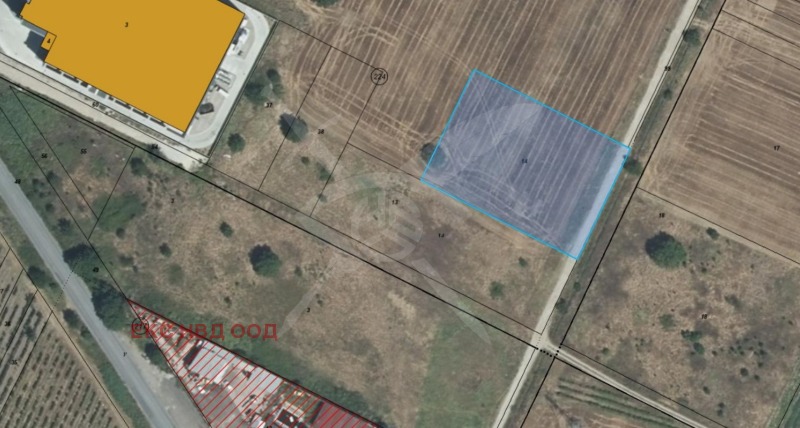 Til salg  Grund Plovdiv , Proslav , 3650 kvm | 53712405