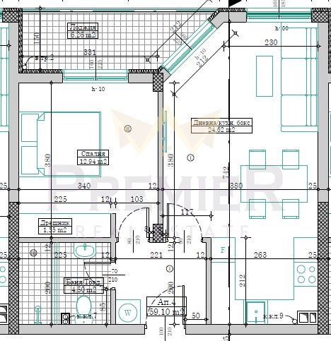 Na prodej  1 ložnice Varna , Vladislav Varnenčik 1 , 69 m2 | 18284525 - obraz [4]