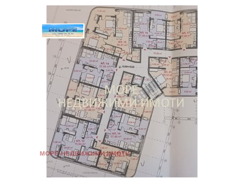 Продава  2-стаен град Бургас , Крайморие , 66 кв.м | 95982038