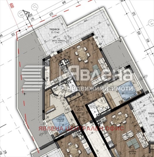 Продава 3-СТАЕН, гр. София, Полигона, снимка 2 - Апартаменти - 56218541