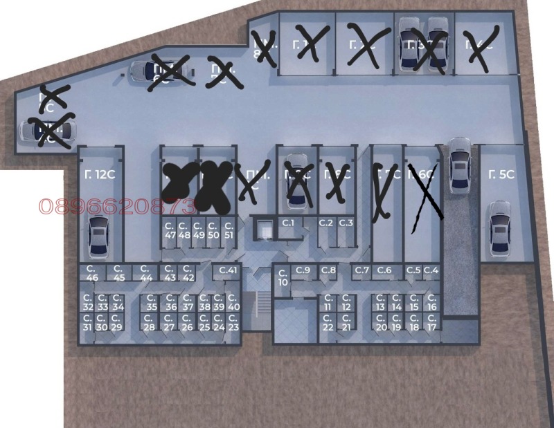 Zu verkaufen  Garage Sofia , Druschba 2 , 24 qm | 38919838 - Bild [11]