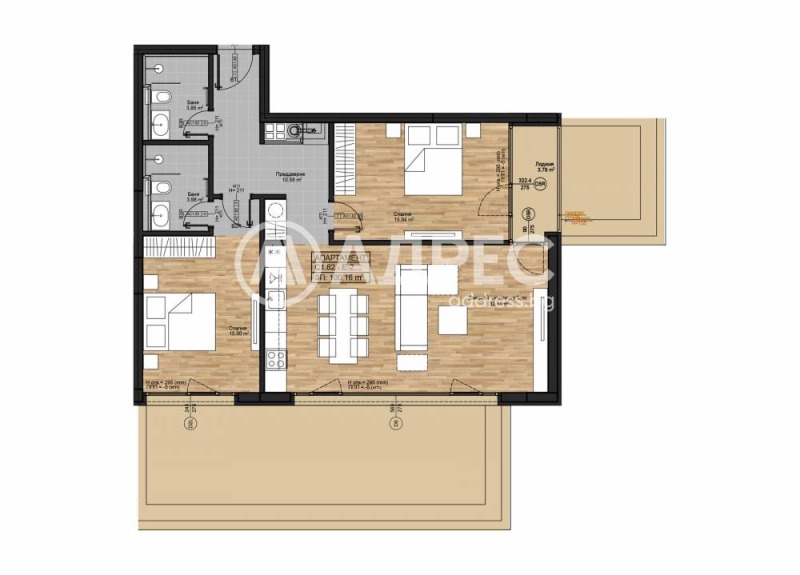 Na prodej  2 ložnice Sofia , Bojana , 124 m2 | 45317038 - obraz [4]