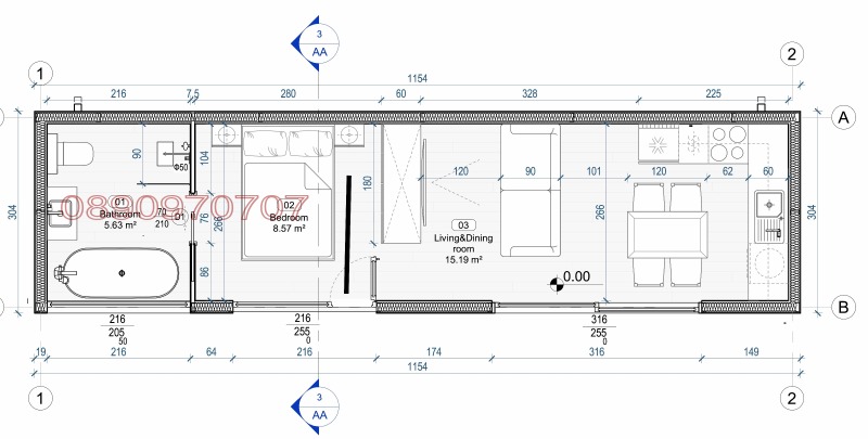 Продава ВИЛА, гр. Созопол, област Бургас, снимка 6 - Вили - 47980417