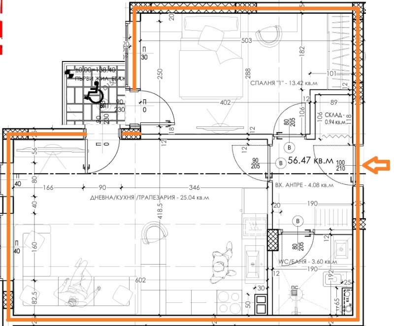 De vânzare  1 dormitor Varna , Izgrev , 66 mp | 48824039 - imagine [3]