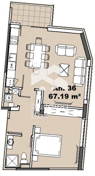 Satılık  1 yatak odası Sofia , Karpuzica , 80 metrekare | 91961122 - görüntü [12]