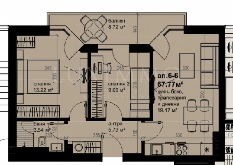 Продава 3-СТАЕН, гр. Бургас, Изгрев, снимка 2 - Апартаменти - 53519596