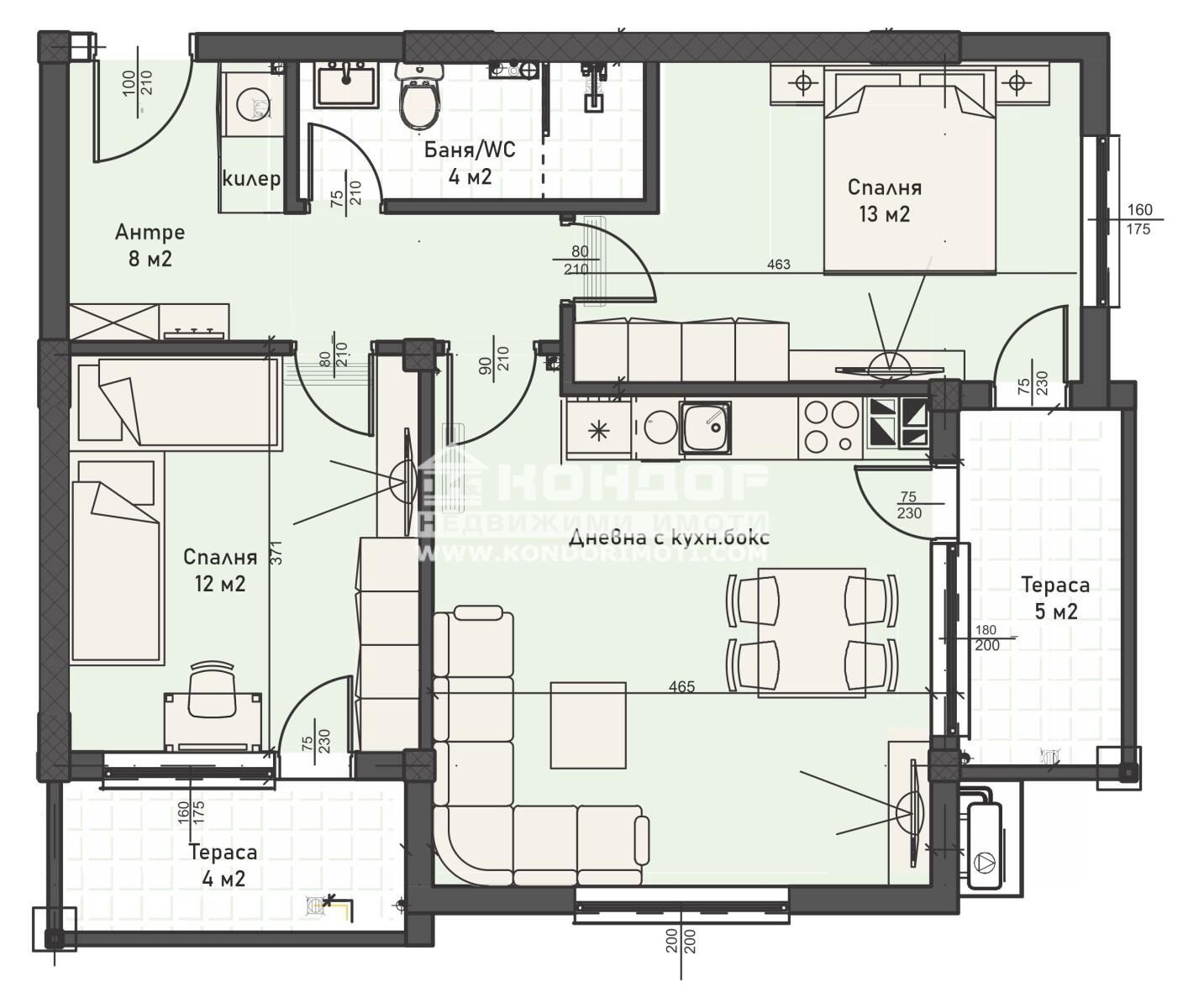 Продава 3-СТАЕН, гр. Пловдив, Кършияка, снимка 7 - Апартаменти - 53825329