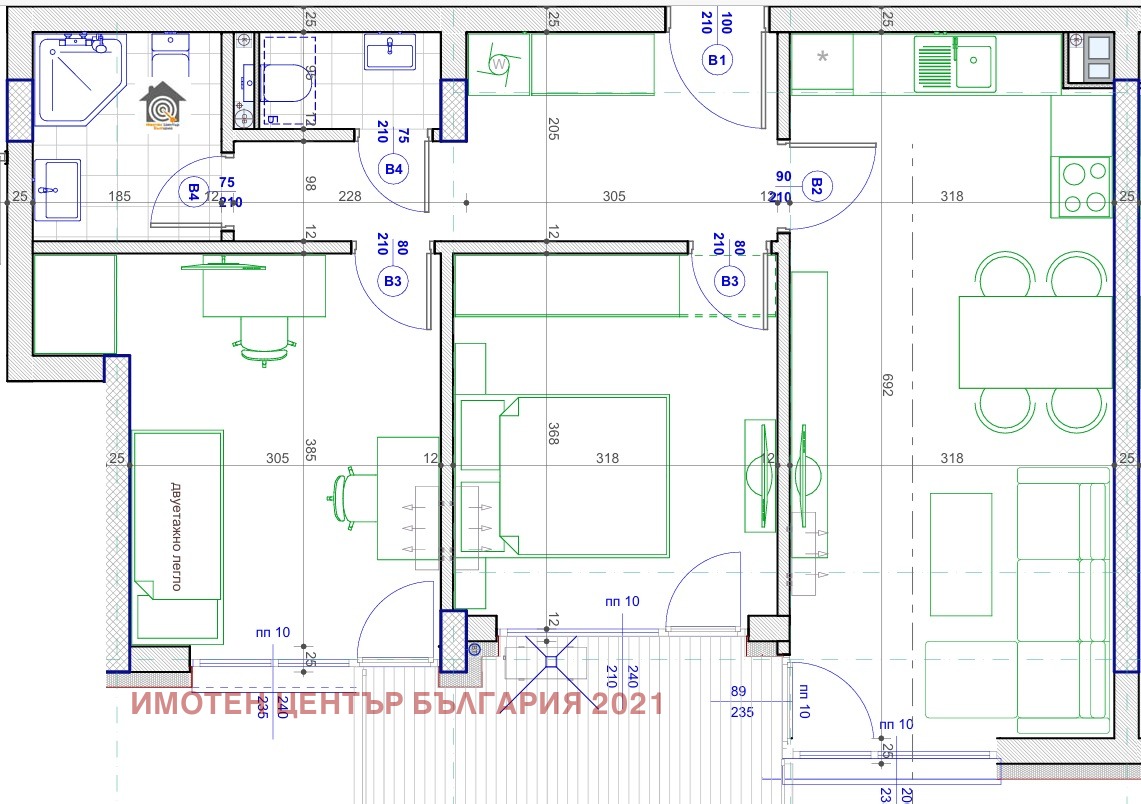 Продава 3-СТАЕН, гр. София, Студентски град, снимка 2 - Апартаменти - 55999150