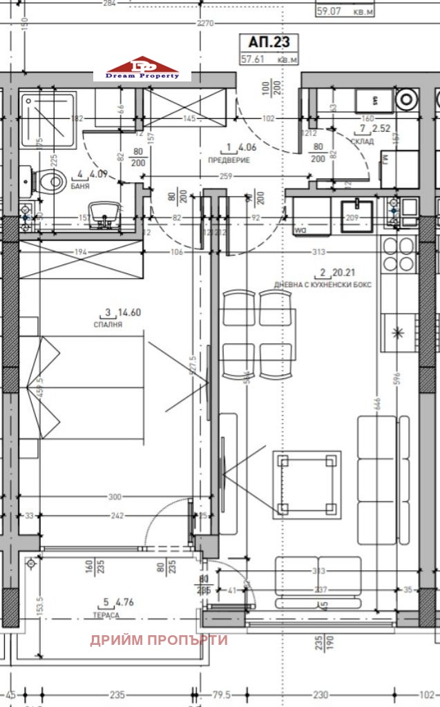 Продава 2-СТАЕН, гр. София, Малинова долина, снимка 12 - Апартаменти - 55387717