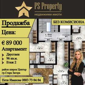 Продажба на двустайни апартаменти в град Стара Загора — страница 9 - изображение 2 
