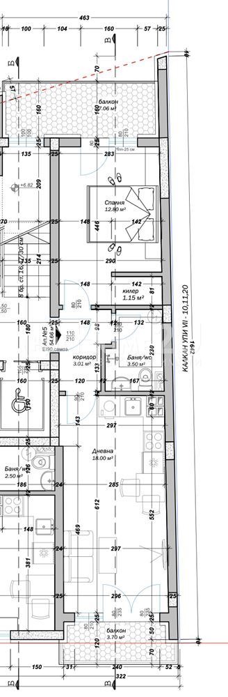 Продава 2-СТАЕН, гр. Варна, Колхозен пазар, снимка 3 - Aпартаменти - 47607608