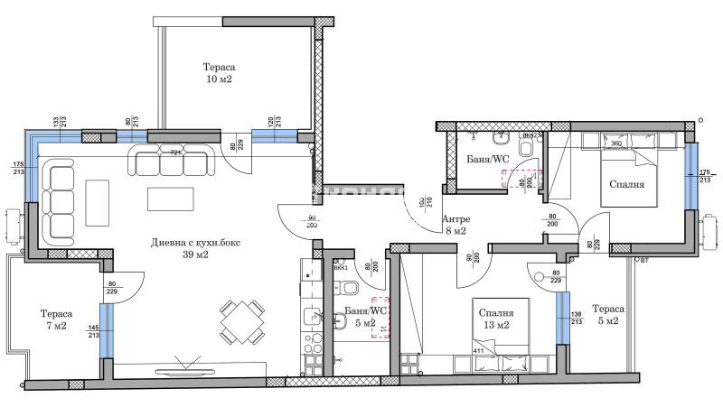 Продава  3-стаен град Пловдив , Център , 164 кв.м | 93199811 - изображение [2]