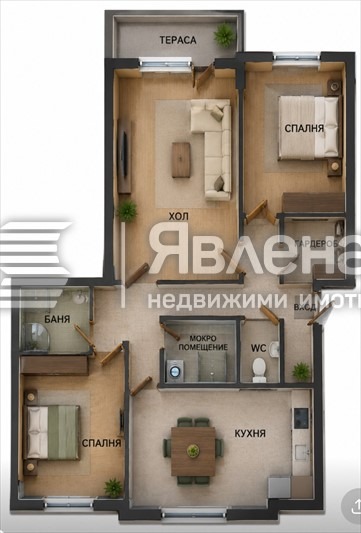 Продава 3-СТАЕН, гр. София, Люлин 3, снимка 17 - Апартаменти - 55711291