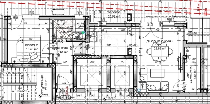 На продаж  1 спальня Варна , Изгрев , 93 кв.м | 65280380 - зображення [10]