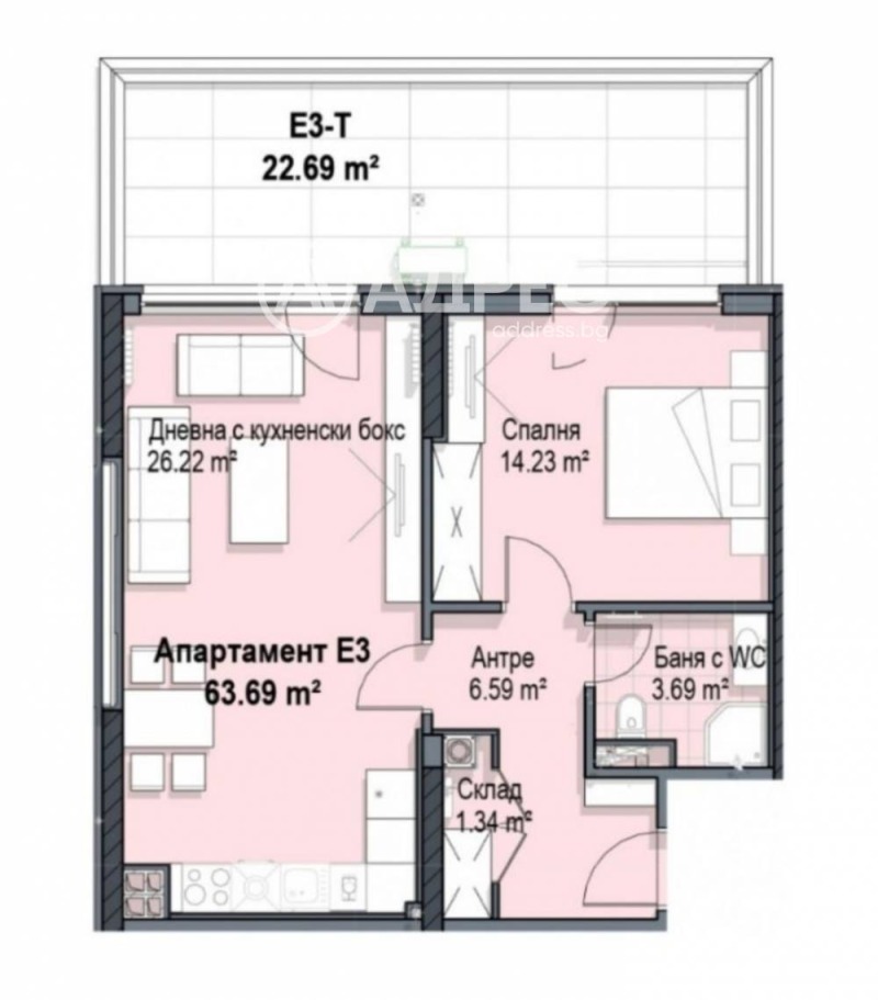Продава 2-СТАЕН, гр. София, Кръстова вада, снимка 2 - Апартаменти - 52389995