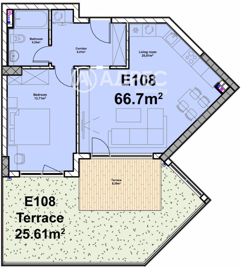 Продава 2-СТАЕН, гр. София, Полигона, снимка 3 - Апартаменти - 52439242