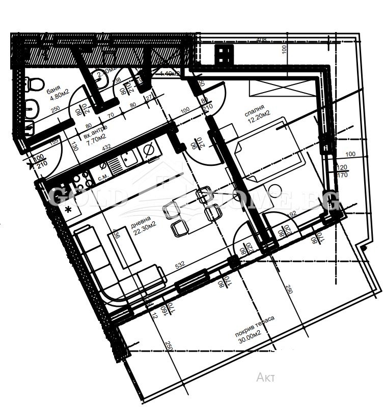 Til salgs  1 soverom Plovdiv , Jusjen , 106 kvm | 25180826 - bilde [2]