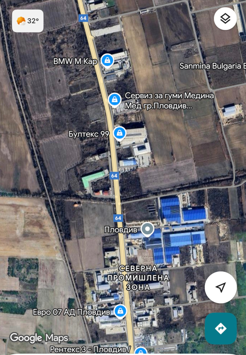 Продава  Парцел град Пловдив , Индустриална зона - Север , 9809 кв.м | 21741503