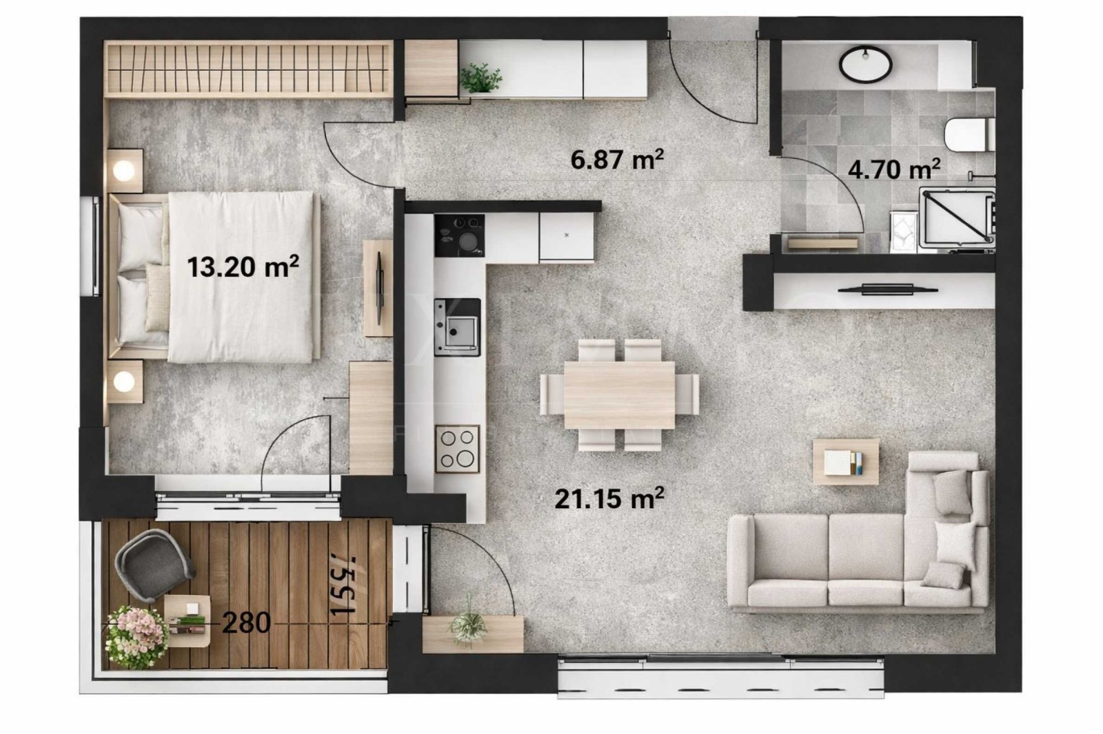 Продава 2-СТАЕН, гр. София, Кръстова вада, снимка 3 - Апартаменти - 51427851
