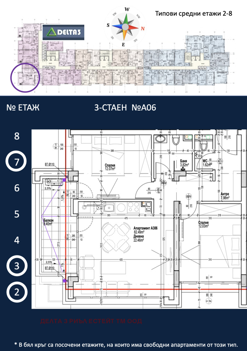 Продается  2 спальни София , Дружба 1 , 103 кв.м | 54918121