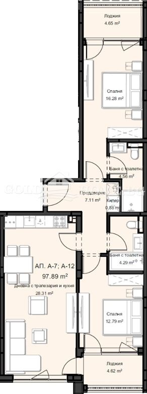 Продава 3-СТАЕН, гр. Пловдив, Остромила, снимка 4 - Апартаменти - 54449577