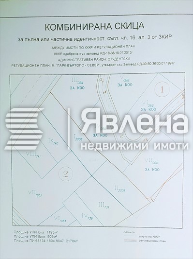 Продава ПАРЦЕЛ, гр. София, Студентски град