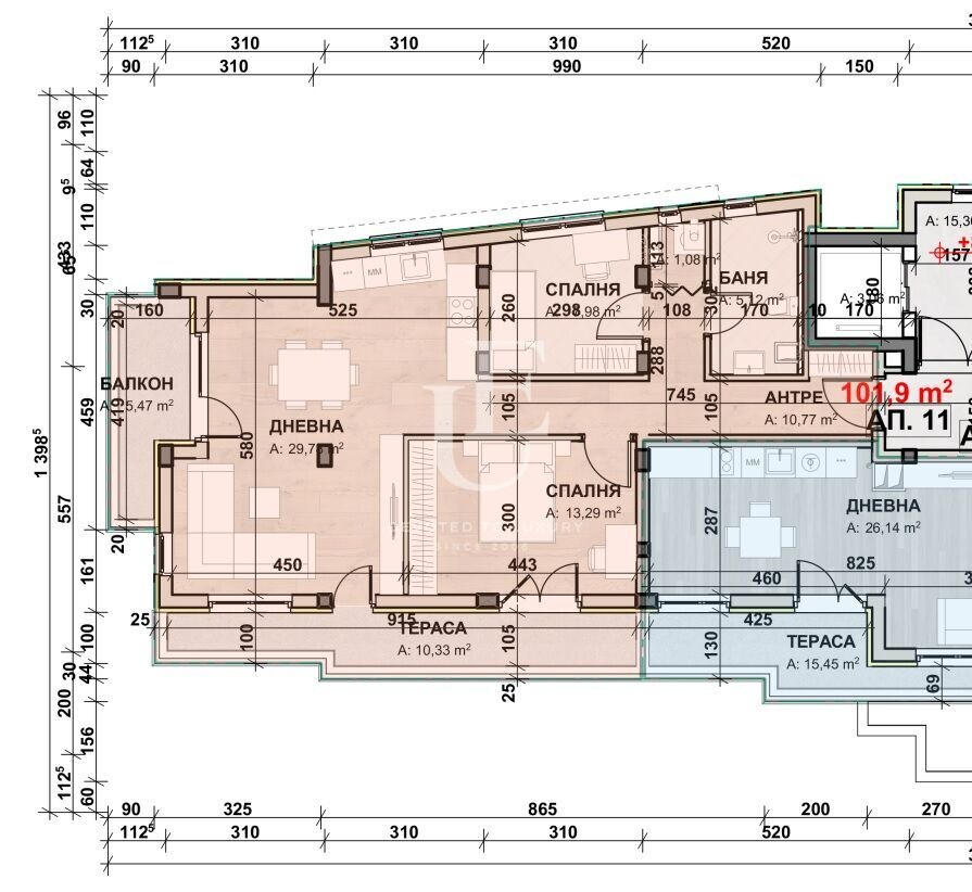 Продава 3-СТАЕН, гр. София, Манастирски ливади, снимка 2 - Апартаменти - 54732372