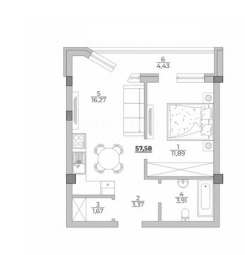Продава 2-СТАЕН, гр. Варна, м-т Ален мак, снимка 5 - Апартаменти - 53130231