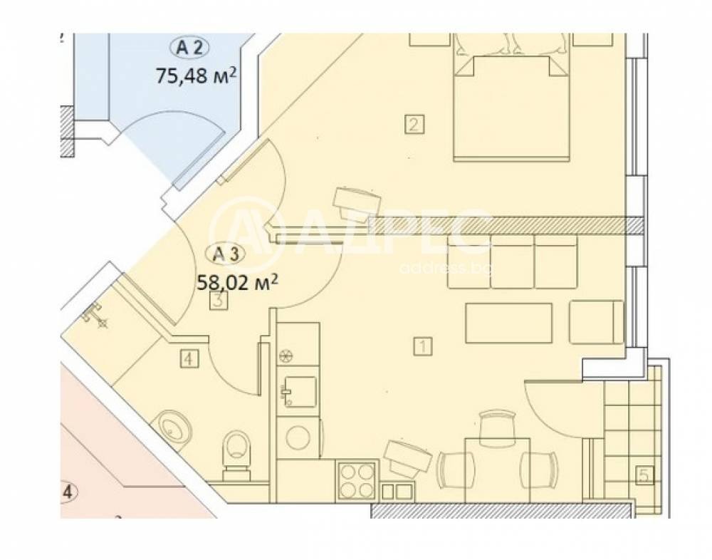 Продава 2-СТАЕН, гр. София, Център, снимка 3 - Апартаменти - 54676899