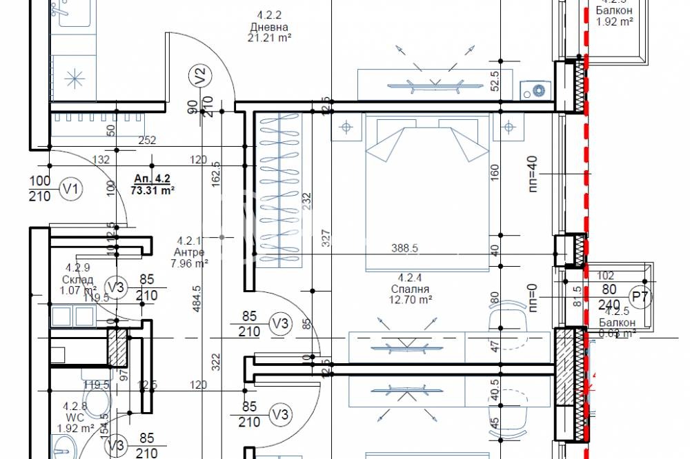 Продава 3-СТАЕН, гр. София, Овча купел, снимка 3 - Апартаменти - 53897039