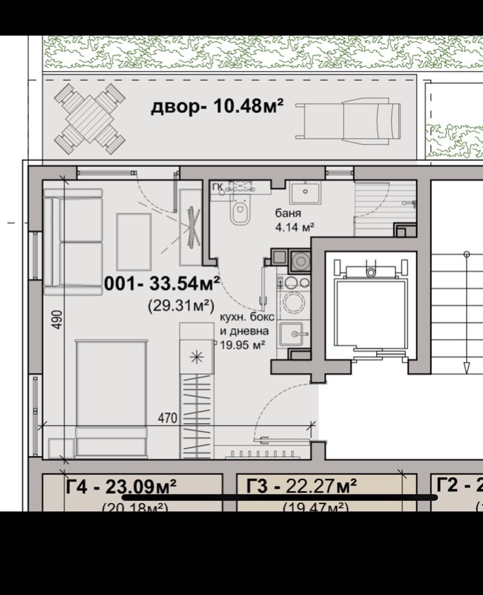 Продава 1-СТАЕН, гр. София, Кръстова вада, снимка 13 - Апартаменти - 55689512