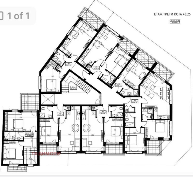 Satılık  1 yatak odası bölge Burgaz , Carevo , 62 metrekare | 81355399 - görüntü [6]