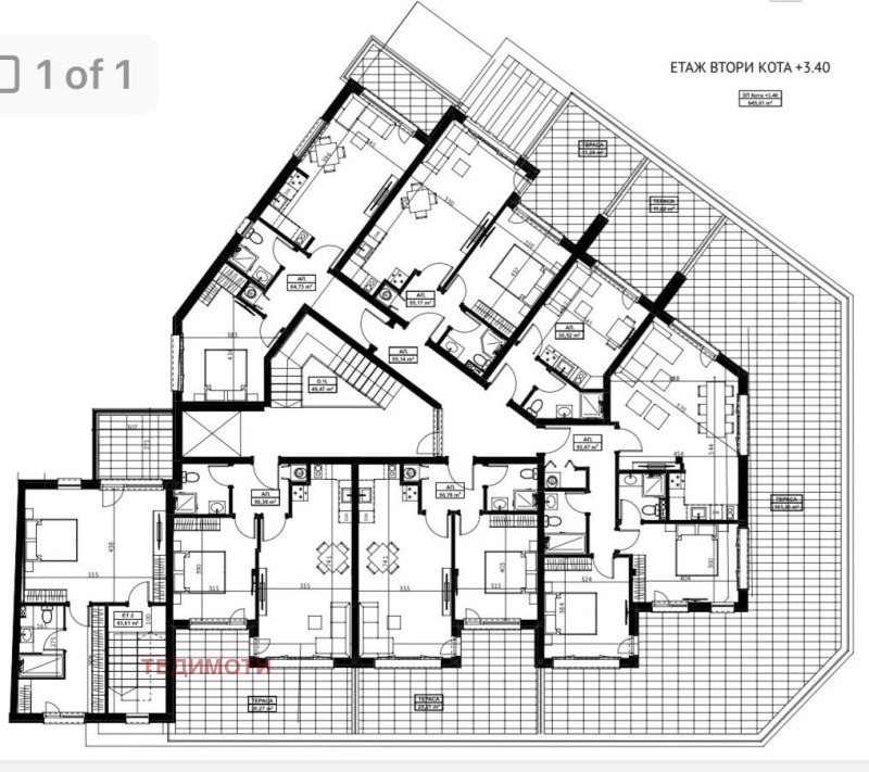 Satılık  1 yatak odası bölge Burgaz , Carevo , 62 metrekare | 81355399 - görüntü [7]