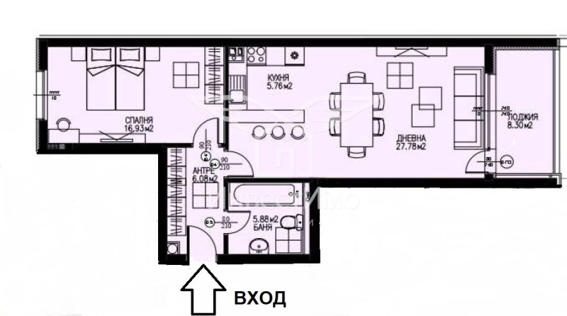 À venda  1 quarto Sofia , Dragalevci , 95 m² | 38630230 - imagem [8]