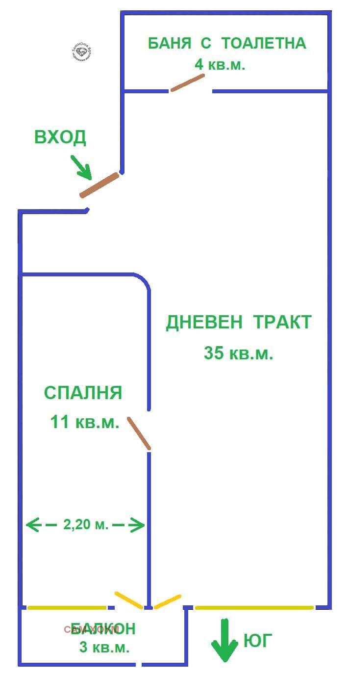 Продава 1-СТАЕН, гр. Варна, Фестивален комплекс, снимка 4 - Aпартаменти - 47190850