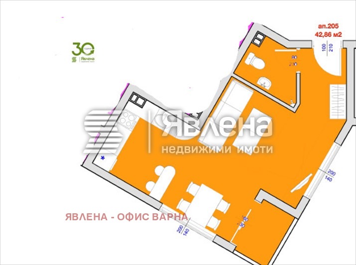 Продава 1-СТАЕН, гр. Бяла, област Варна, снимка 2 - Апартаменти - 53472219