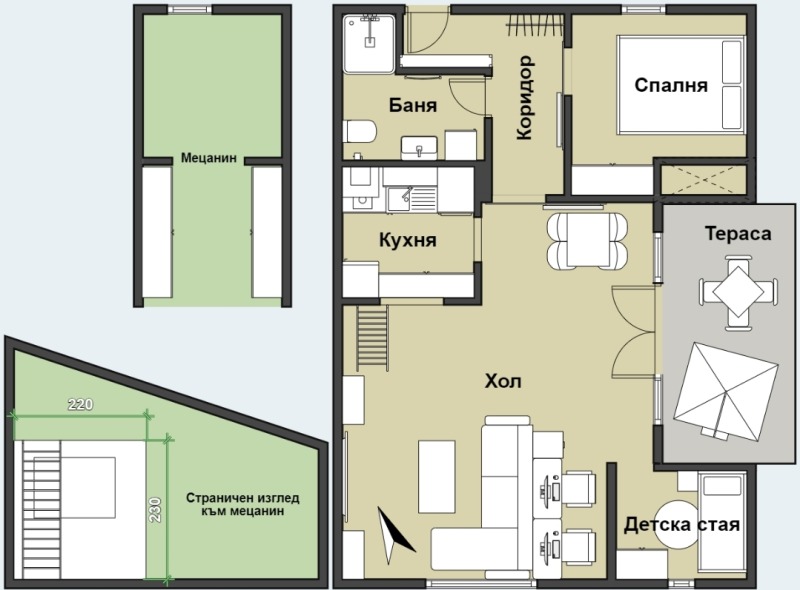 Продава 2-СТАЕН, гр. София, Манастирски ливади, снимка 13 - Aпартаменти - 46955642