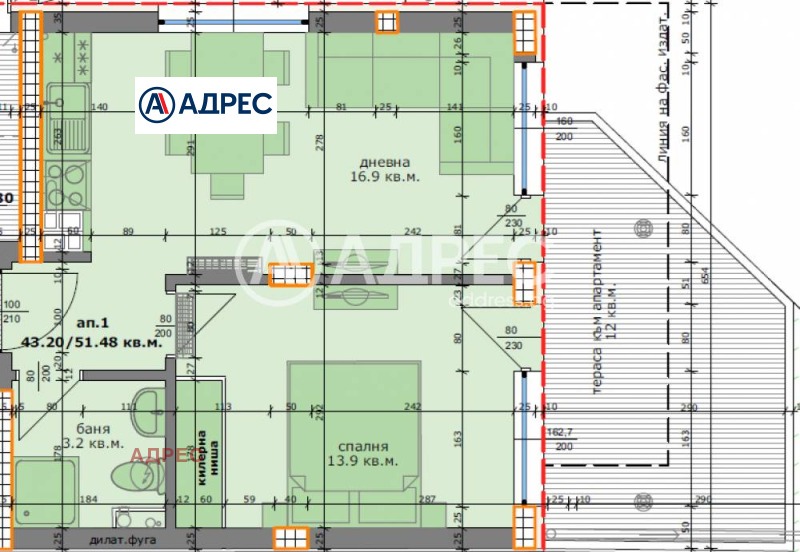 Продава 2-СТАЕН, гр. Варна, Левски 1, снимка 3 - Апартаменти - 52524411