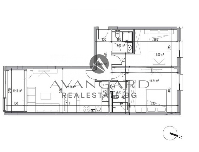 Продава 3-СТАЕН, гр. Пловдив, Христо Смирненски, снимка 10 - Aпартаменти - 47965053