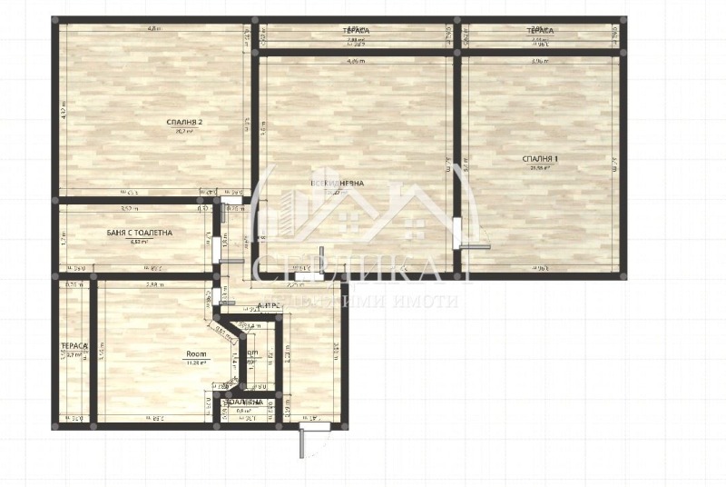 Zu verkaufen  2 Schlafzimmer Sofia , Ilinden , 89 qm | 83931576