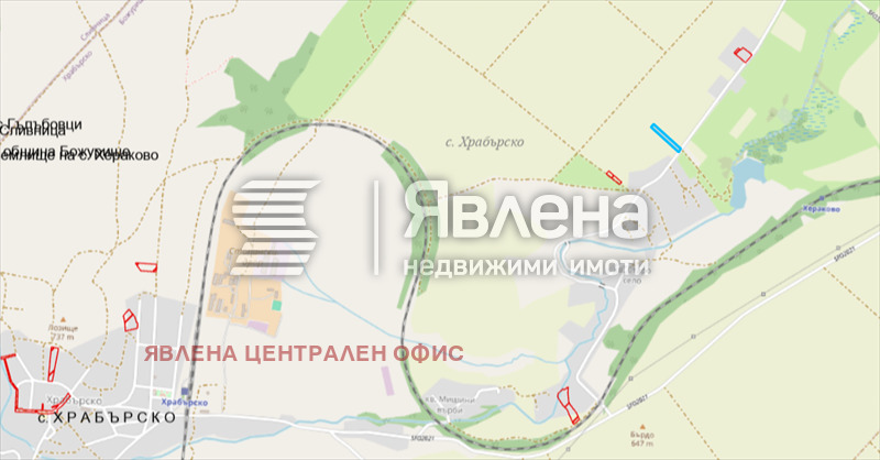 Продава ПАРЦЕЛ, с. Храбърско, област София област, снимка 3 - Парцели - 56318834