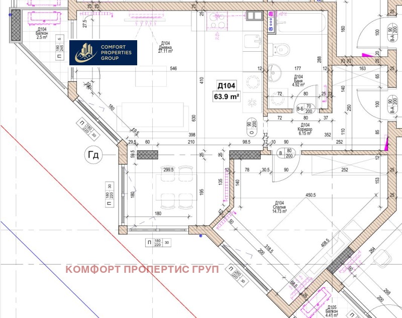 En venta  1 dormitorio Sofia , Druzhba 2 , 76 metros cuadrados | 31775511 - imagen [9]