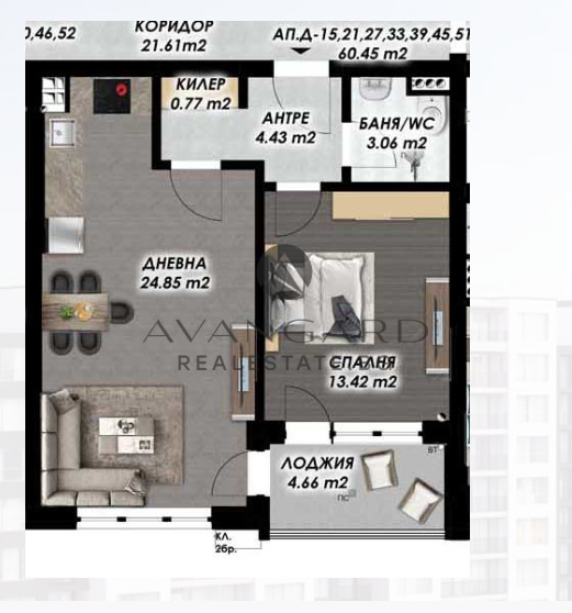 Продава 2-СТАЕН, гр. Пловдив, Кършияка, снимка 3 - Апартаменти - 52482085