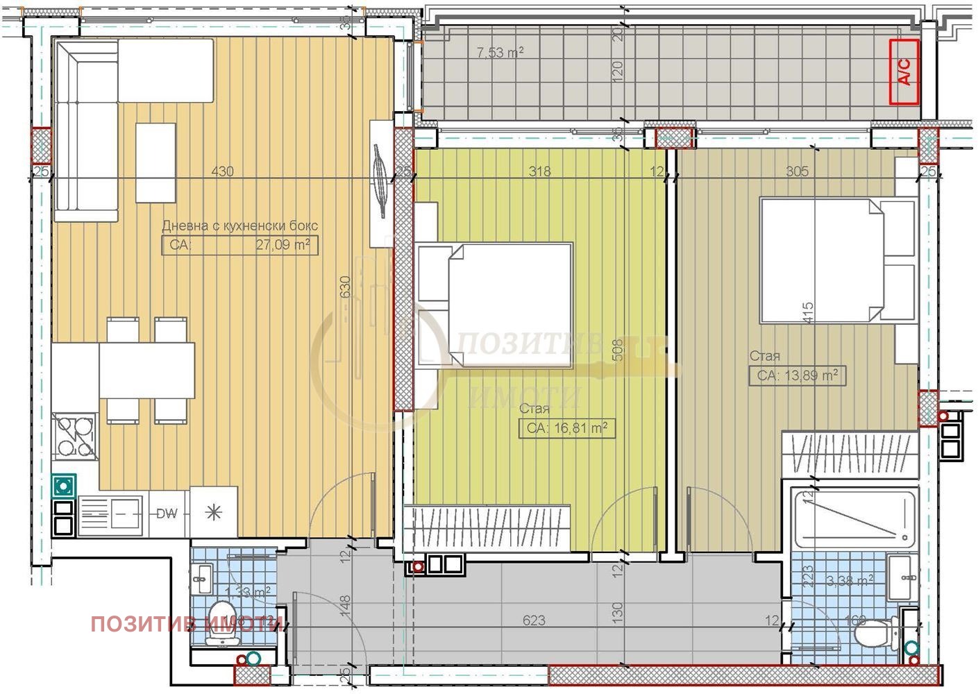 Продава 3-СТАЕН, гр. София, Павлово, снимка 15 - Апартаменти - 53963099