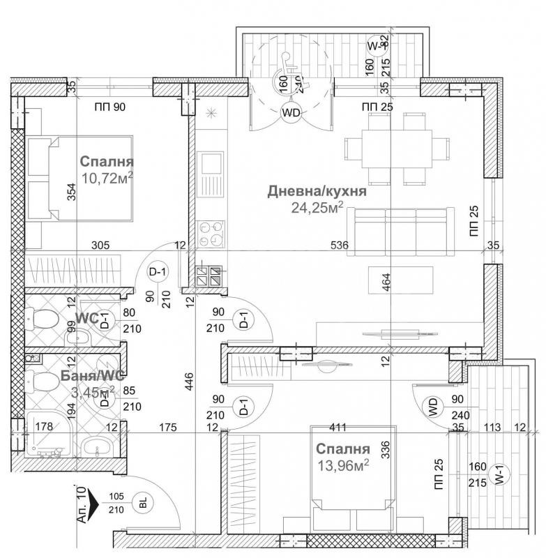 Продава 3-СТАЕН, гр. Варна, Левски 1, снимка 3 - Aпартаменти - 48135043